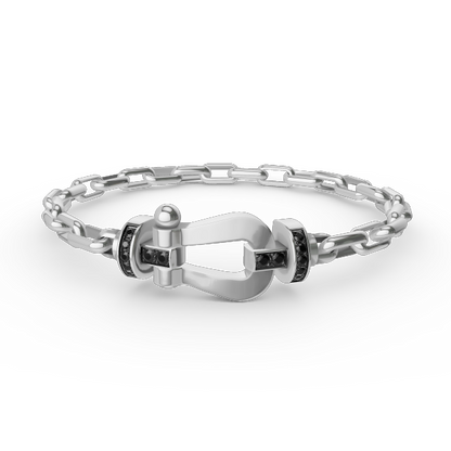 Mystic FORCE LARGE HORSESHOE CLASP  METAL BRACELET