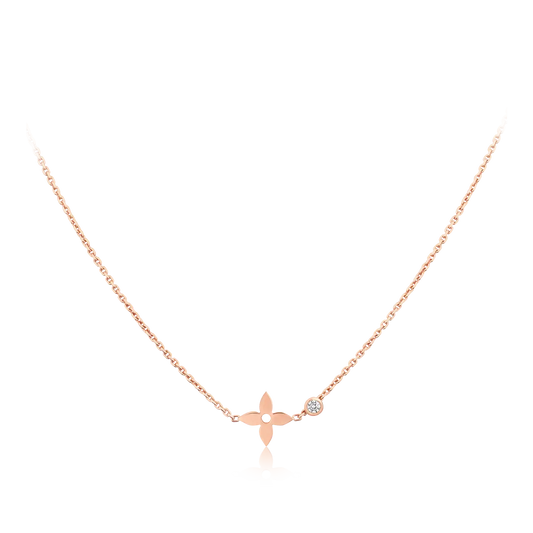 Mystic BLOSSOM PENDANT PINK GOLD AND DIAMOND