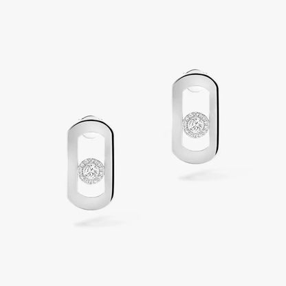 [Mystic]So Move Diamond Earrings in Yellow Gold