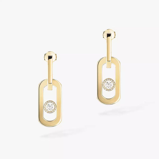 [Mystic]So Move XL Diamond Pendant Earrings