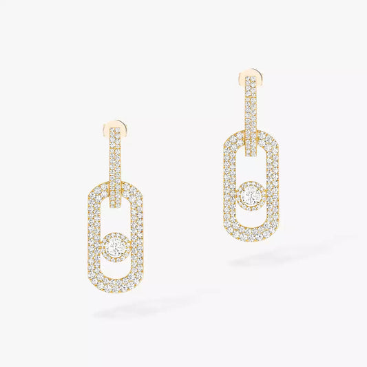 [Mystic]So Move XL Pave_-Set Diamond Pendant Earrings