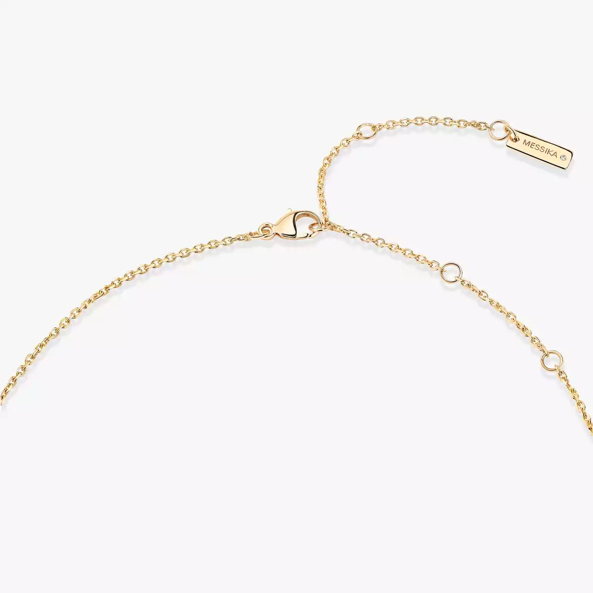[Mystic]Lucky Eye Diamond Necklace in Rose Gold and Turquoise