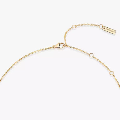 [Mystic]Lucky Eye Diamond Necklace in Rose Gold and Turquoise