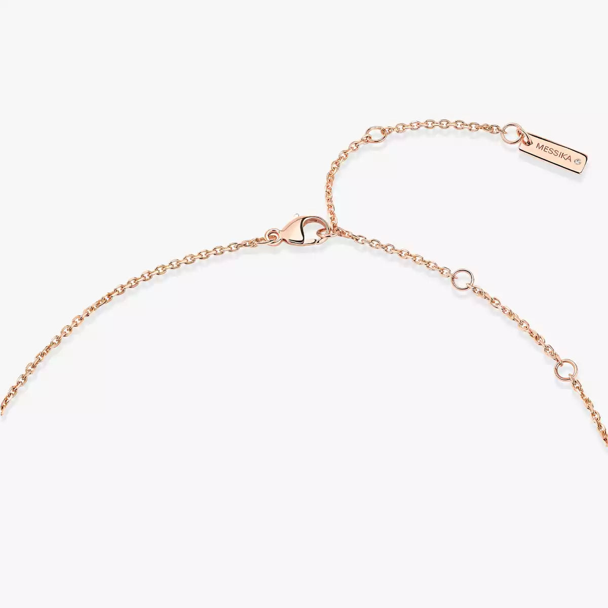 [Mystic]Lucky Eye Diamond Necklace in Rose Gold and Turquoise