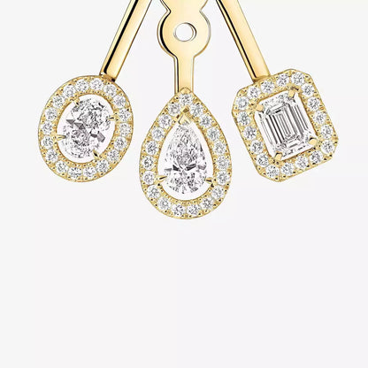 [Mystic] My Twin Trio  Diamond Earrings