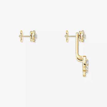 [Mystic] My Twin Trio  Diamond Earrings