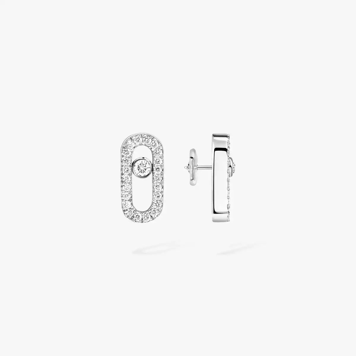 [Mystic]Move Uno Diamond Earrings