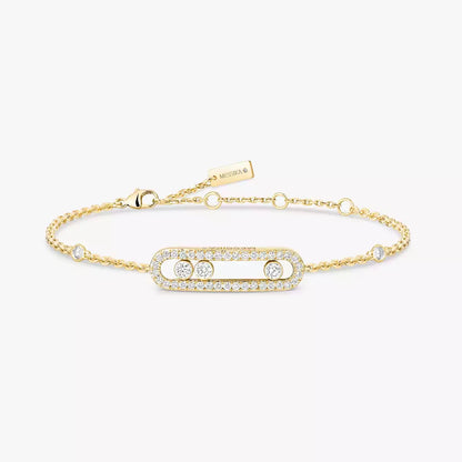 [Mystic]Pavé Baby Move Diamond Bracelet