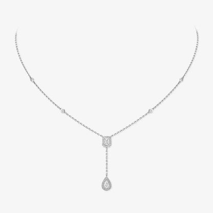 [Mystic]Gold Diamond Tie Necklace