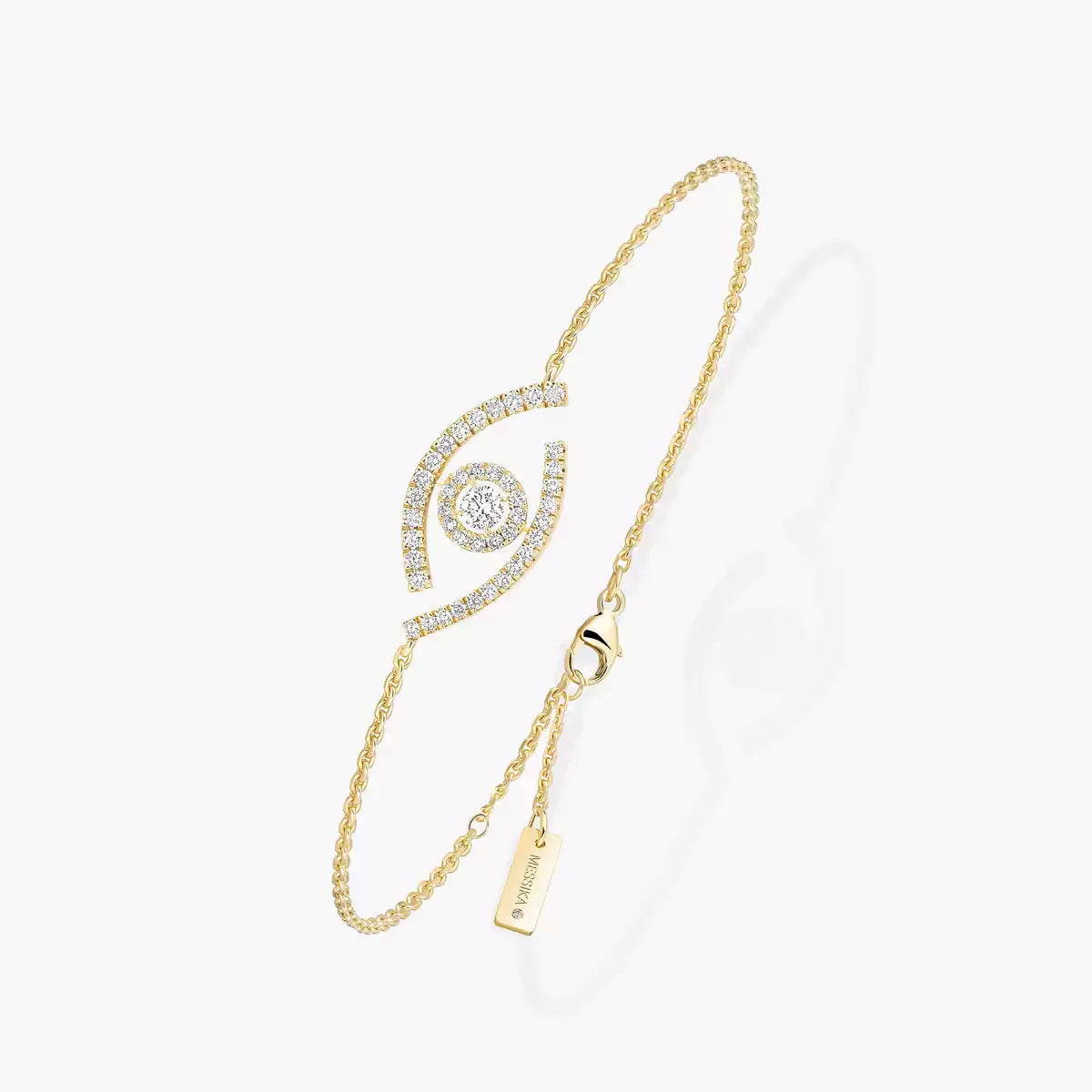 [Mystic]Lucky Eye Pave-Set Diamond Bracelet