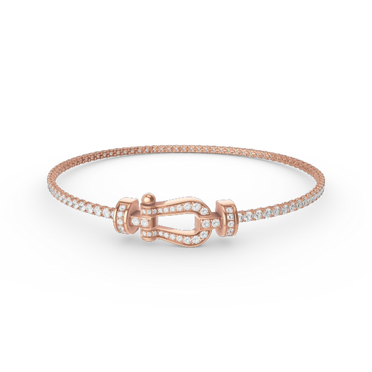 Mystic FORCE  HORSESHOE  DIAMOND TENNIS BRACELET