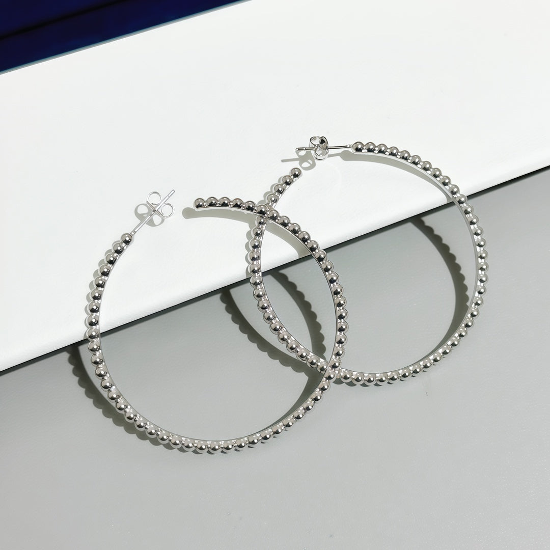 [Mystic ]  SMOOTH BEAD STUD EARRINGS
