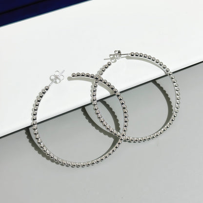 [Mystic ]  SMOOTH BEAD STUD EARRINGS