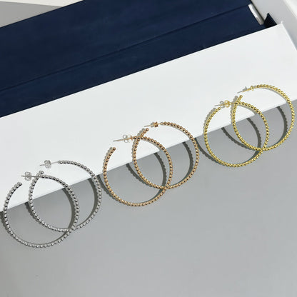 [Mystic ]  SMOOTH BEAD STUD EARRINGS