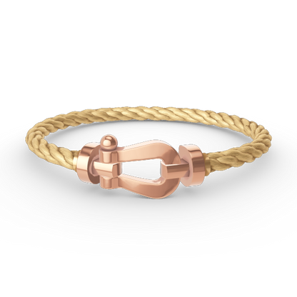 Mystic FORCE LARGE HORSESHOE NO DIAMOND BRACELET ROSE GOLD