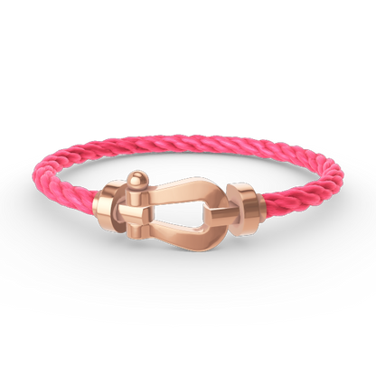 Mystic FORCE LARGE HORSESHOE NO DIAMOND BRACELET ROSE GOLD