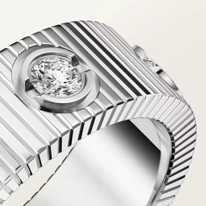 Mystic NEW MODEL LOVE 6.5 MM RING ，6 DIAMONDS