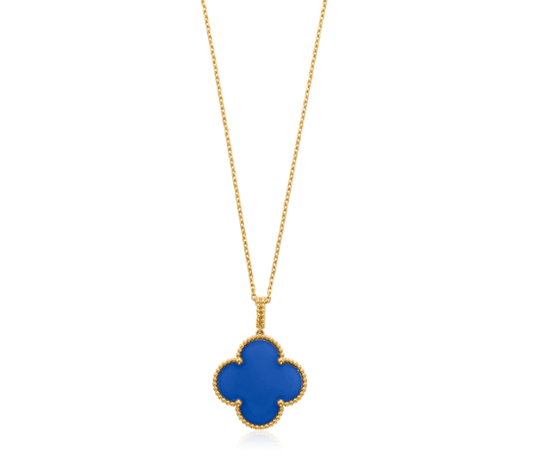 Mystic CLOVER 25MM NECKLACE TURQUOISE ROSE GOLD