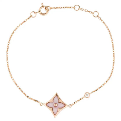 Mystic STAR 1 DIAMOND PINK GOLD BRACELET