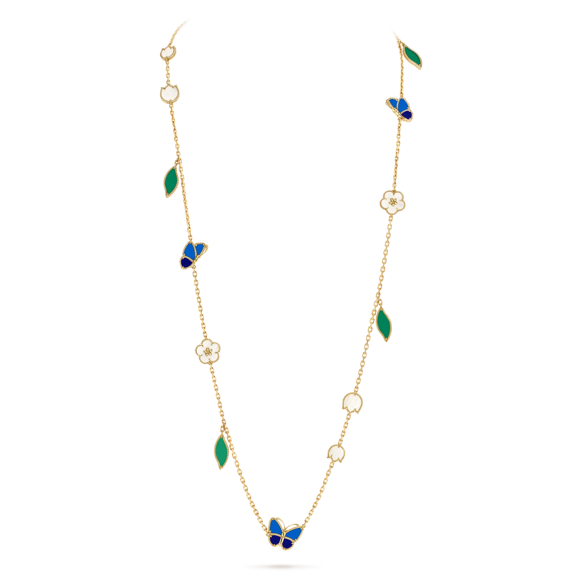 [Mystic ] 26 NEW CLOVER 15 MOTIFS LUCKY NECKLACE