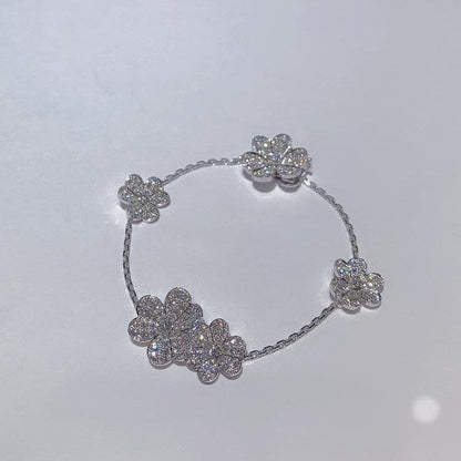 Mystic FRIVOLE SILVER 5 FLOWERS BRACELET
