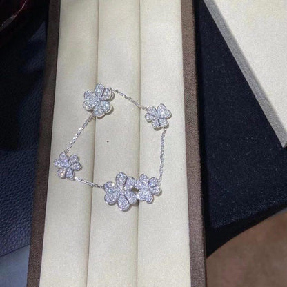 Mystic FRIVOLE SILVER 5 FLOWERS BRACELET