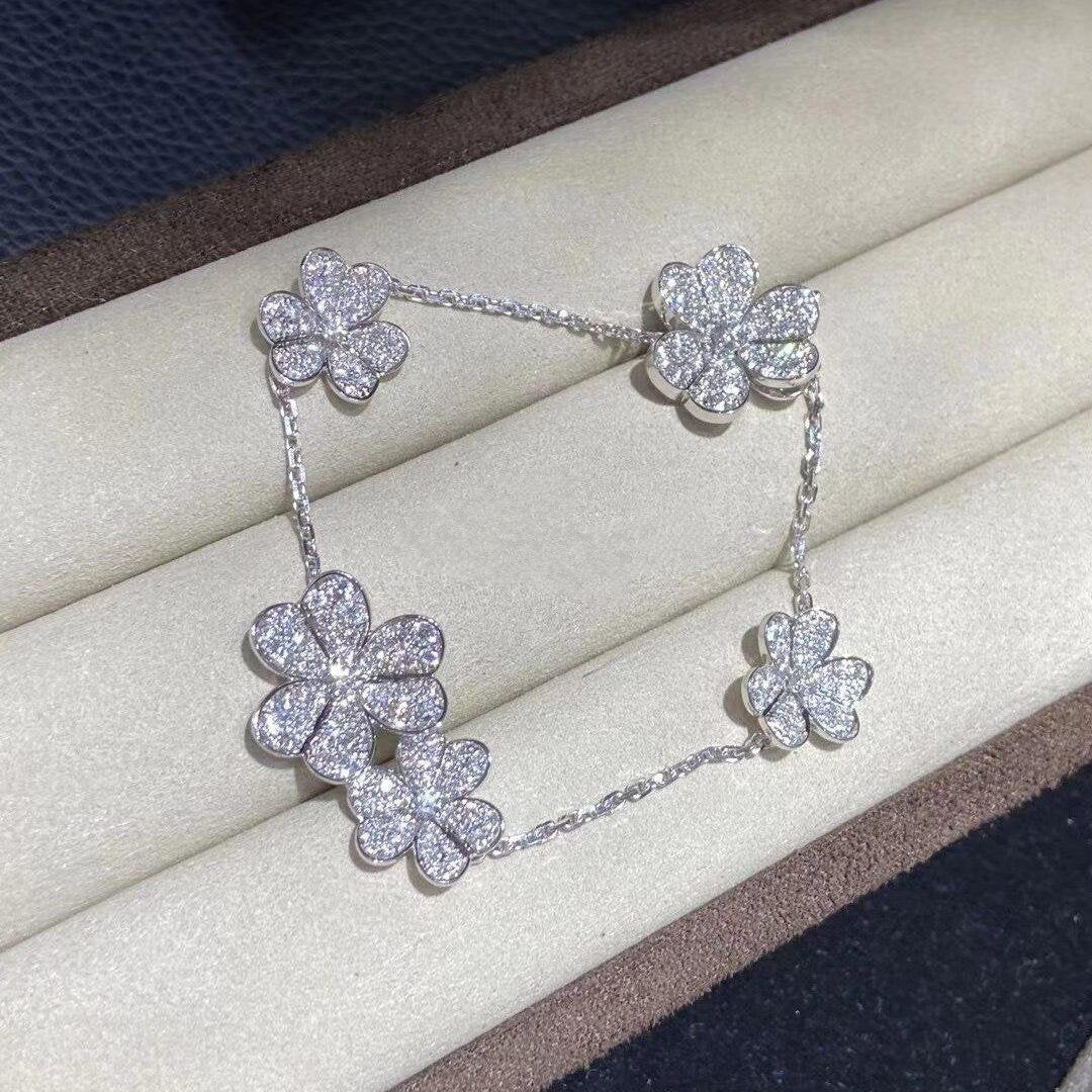 Mystic FRIVOLE SILVER 5 FLOWERS BRACELET