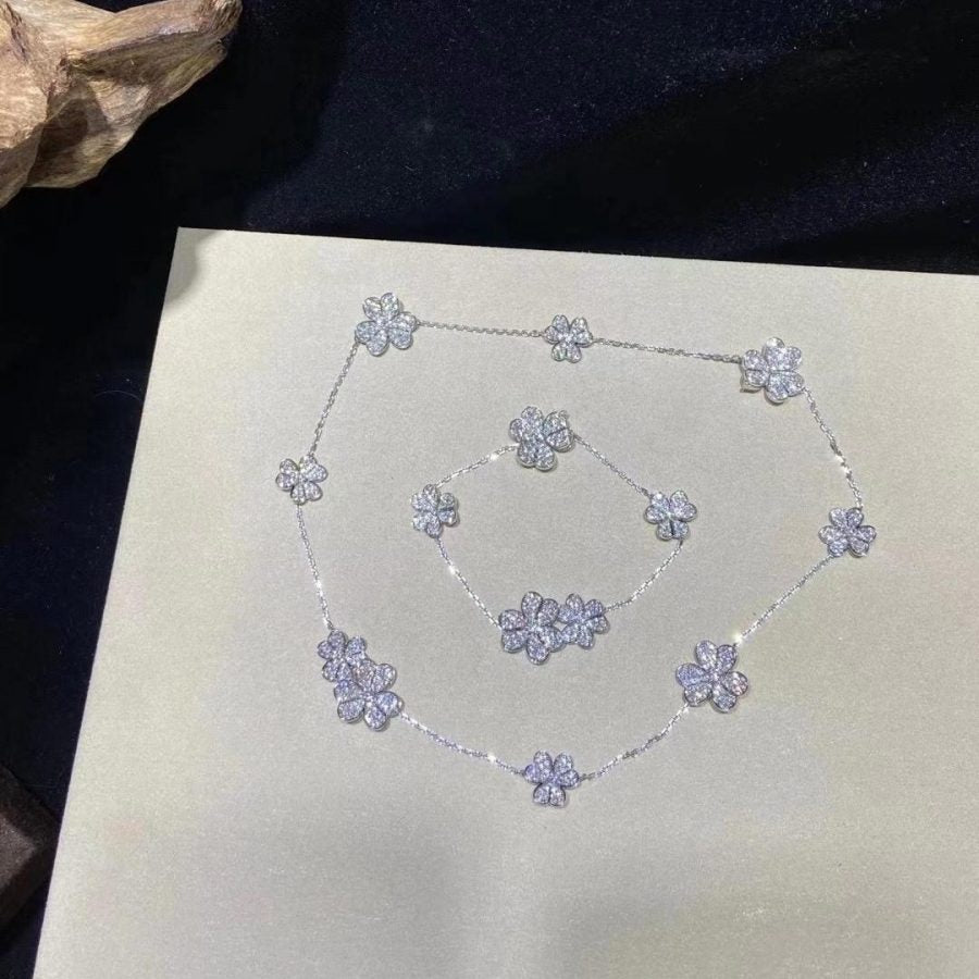Mystic FRIVOLE SILVER 5 FLOWERS BRACELET