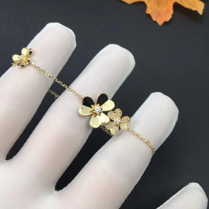 Mystic FRIVOLE GOLD 5 FLOWERS BRACELET