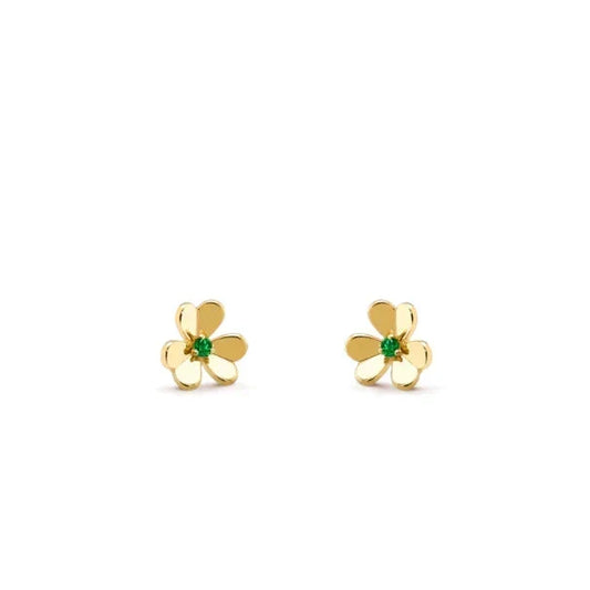 Mystic FRIVOLE  FLOWER MALACHITE EARRINGS