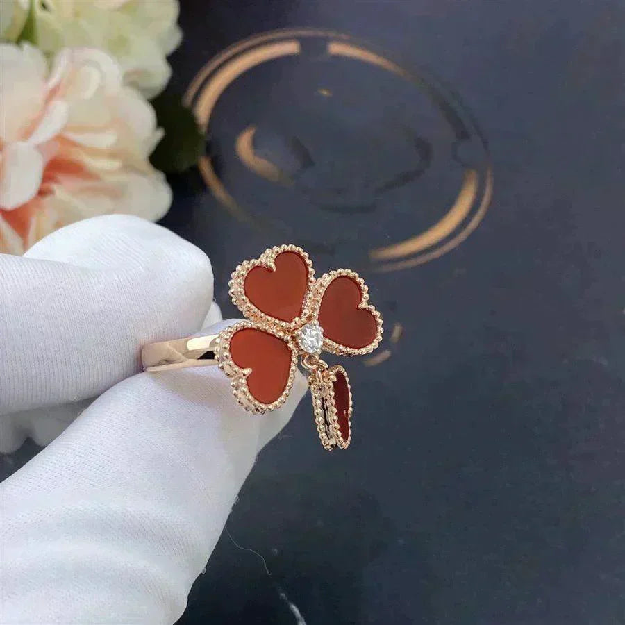 Mystic SWEET CLOVER CARNELIAN RING
