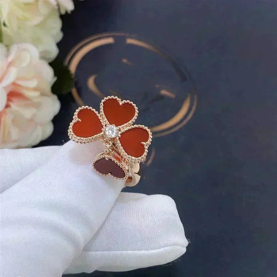 Mystic SWEET CLOVER CARNELIAN RING