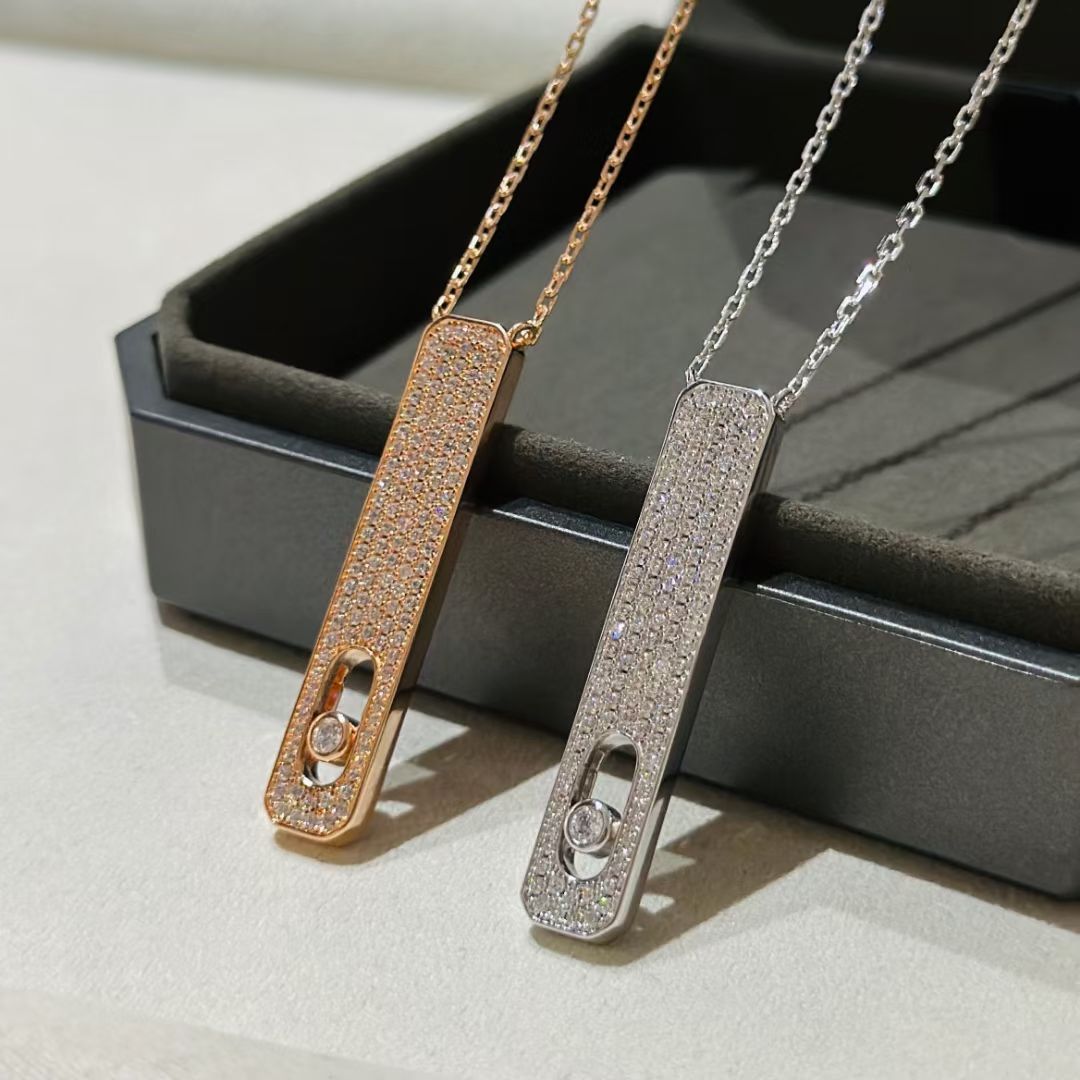 [Mystic]MY FIRST DIAMOND PAVED NECKLACE