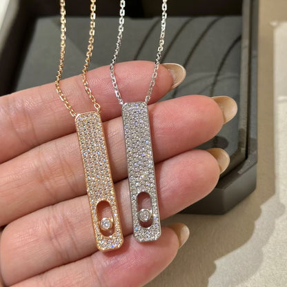 [Mystic]MY FIRST DIAMOND PAVED NECKLACE