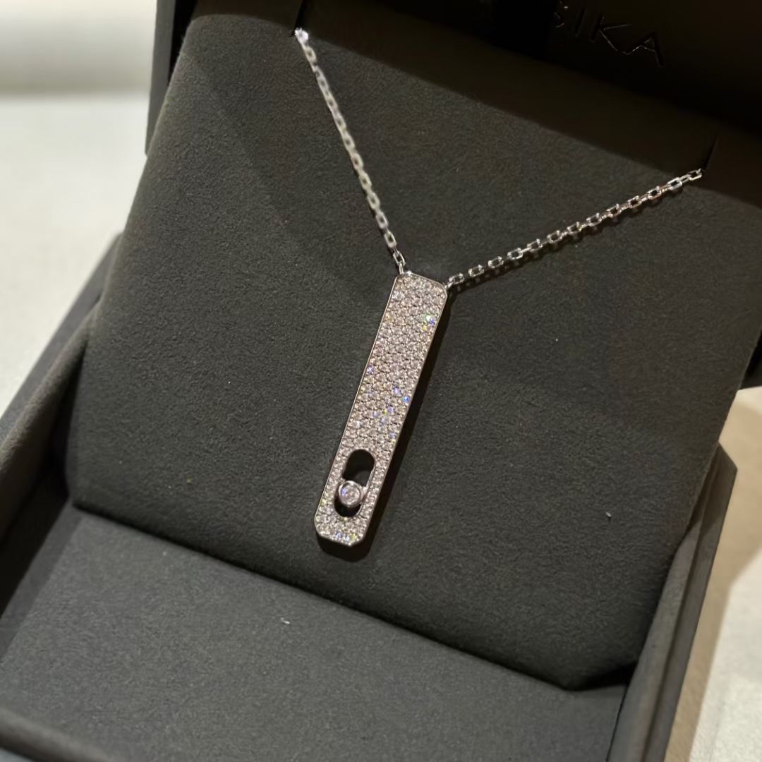 [Mystic]MY FIRST DIAMOND PAVED NECKLACE