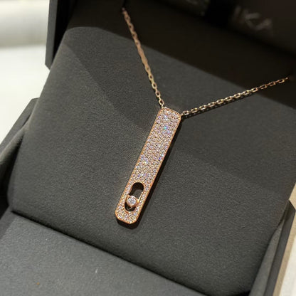 [Mystic]MY FIRST DIAMOND PAVED NECKLACE