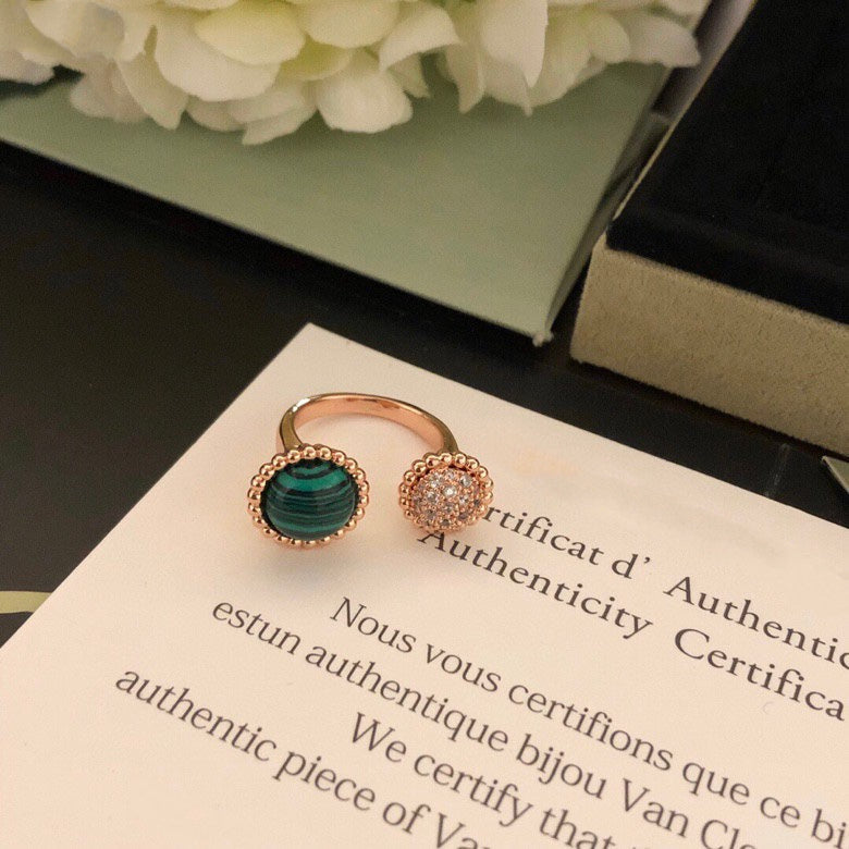 Mystic PERLEE COULEURS DIAMOND ROSE GOLD BETWEEN THE FINGER RING