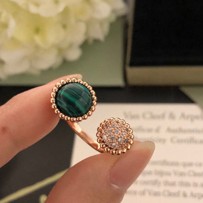 Mystic PERLEE COULEURS DIAMOND ROSE GOLD BETWEEN THE FINGER RING