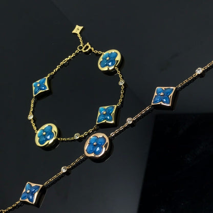 Mystic STAR AND SUN 4 MOTIF BLUE BRACELET