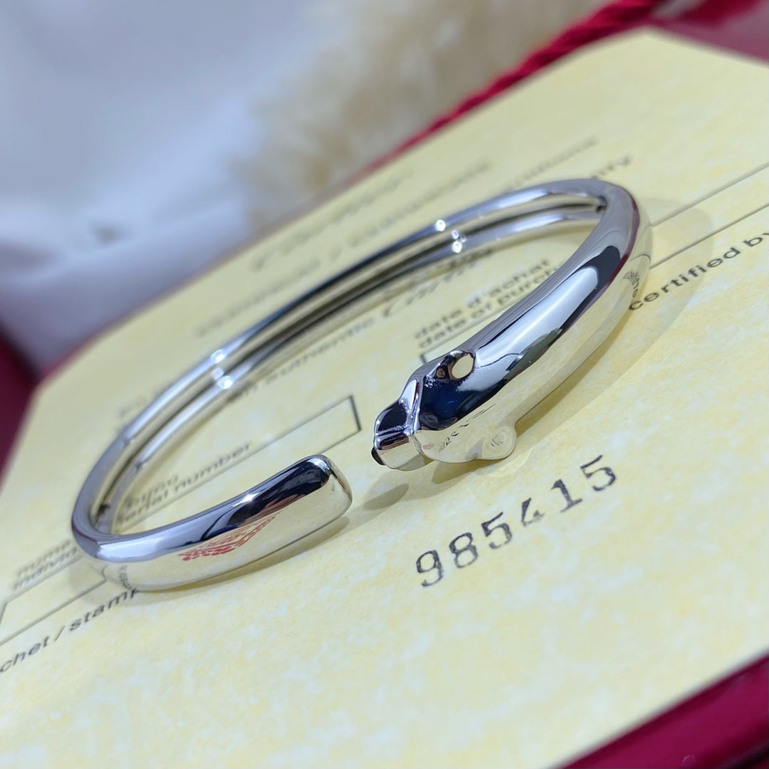 Mystic PANTHERE SILVER OPEN BRACELET