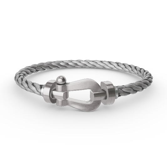 Mystic FORCE LARGE HORSESHOE NO DIAMOND BRACELET SILVER