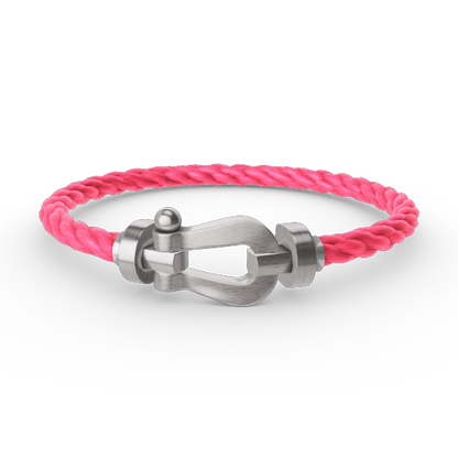 Mystic FORCE LARGE HORSESHOE NO DIAMOND BRACELET SILVER