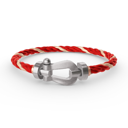 Mystic FORCE LARGE HORSESHOE NO DIAMOND BRACELET SILVER