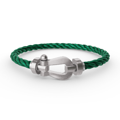 Mystic FORCE LARGE HORSESHOE NO DIAMOND BRACELET SILVER