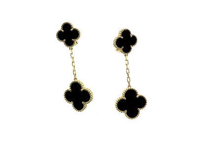 Mystic CLOVER 2 MOTIFS  EARRINGS (MULTIPLE CHOICESC