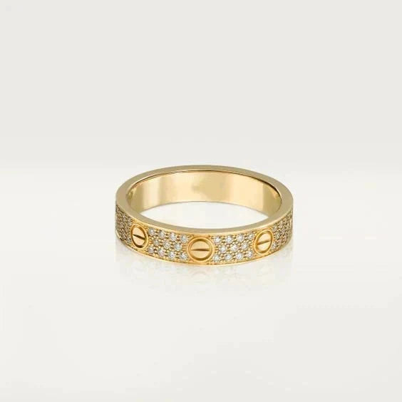 Mystic LOVE RING 3.6MM DIAMOND PAVED