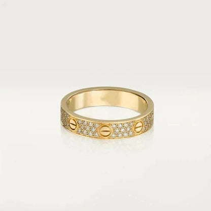 Mystic LOVE RING 3.6MM DIAMOND PAVED