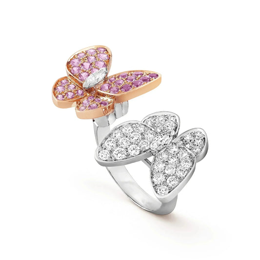 Mystic TWIN BUTTERFLY DIAMOND RING