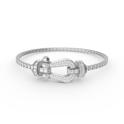 Mystic FORCE  LARGE HORSESHOE FULL DIAMOND TENNIS BRACELET