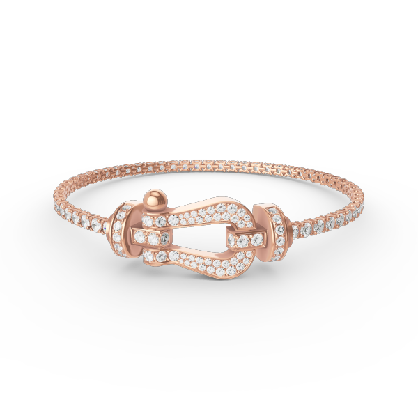 Mystic FORCE  LARGE HORSESHOE FULL DIAMOND TENNIS BRACELET